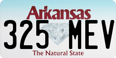 AR license plate 325MEV