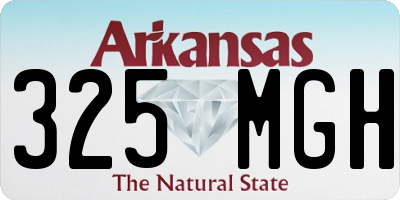 AR license plate 325MGH
