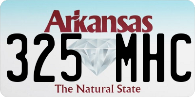 AR license plate 325MHC