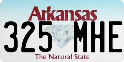 AR license plate 325MHE