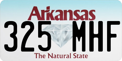 AR license plate 325MHF