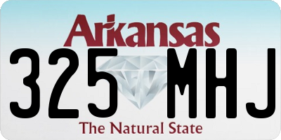 AR license plate 325MHJ