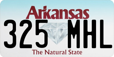 AR license plate 325MHL