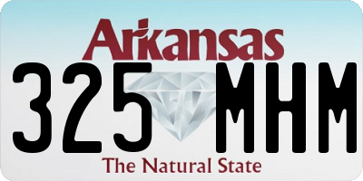 AR license plate 325MHM