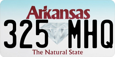 AR license plate 325MHQ