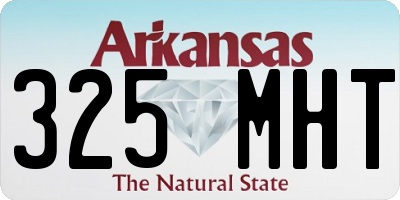 AR license plate 325MHT