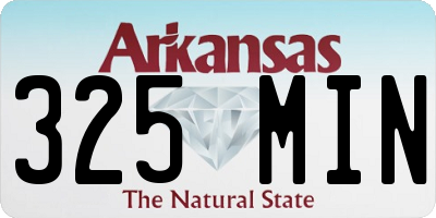 AR license plate 325MIN