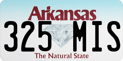 AR license plate 325MIS