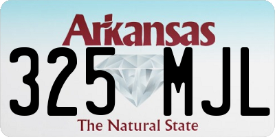 AR license plate 325MJL