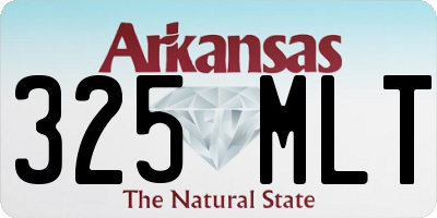 AR license plate 325MLT