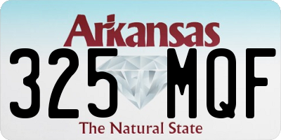 AR license plate 325MQF
