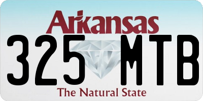 AR license plate 325MTB