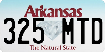 AR license plate 325MTD