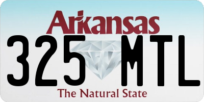AR license plate 325MTL