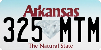 AR license plate 325MTM
