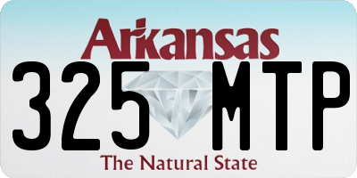 AR license plate 325MTP