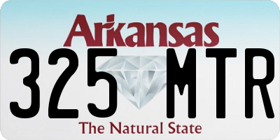AR license plate 325MTR