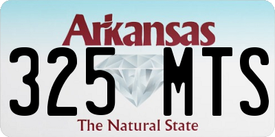 AR license plate 325MTS