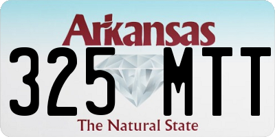 AR license plate 325MTT
