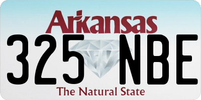 AR license plate 325NBE