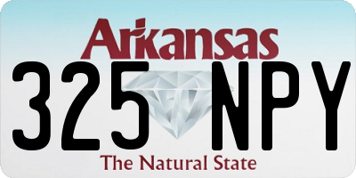 AR license plate 325NPY