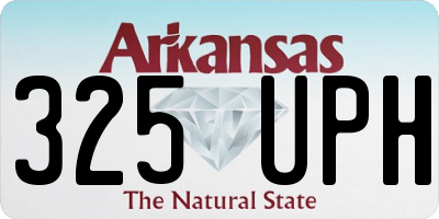 AR license plate 325UPH