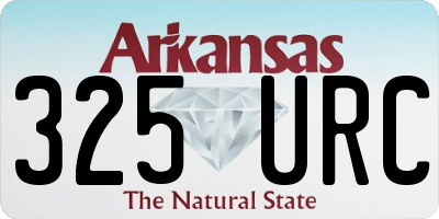 AR license plate 325URC