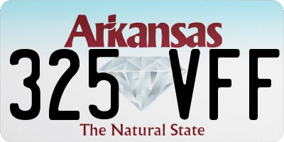 AR license plate 325VFF
