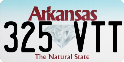 AR license plate 325VTT