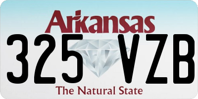 AR license plate 325VZB