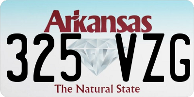 AR license plate 325VZG