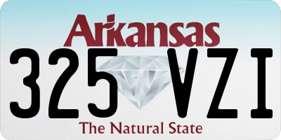 AR license plate 325VZI