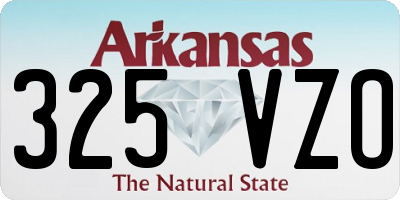AR license plate 325VZO