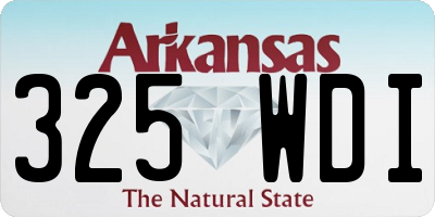 AR license plate 325WDI