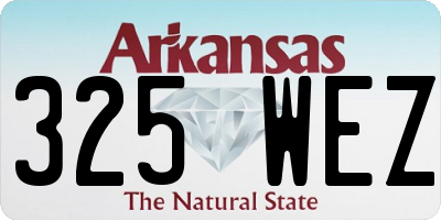 AR license plate 325WEZ