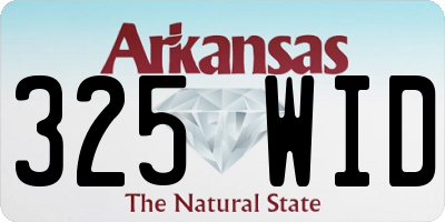 AR license plate 325WID