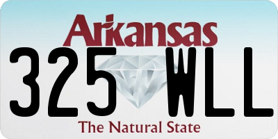 AR license plate 325WLL