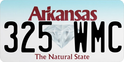 AR license plate 325WMC