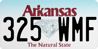 AR license plate 325WMF