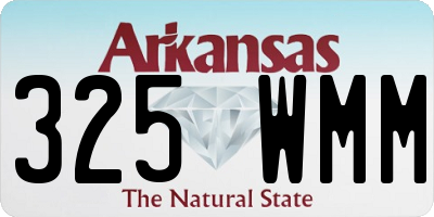 AR license plate 325WMM