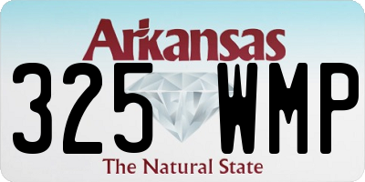 AR license plate 325WMP