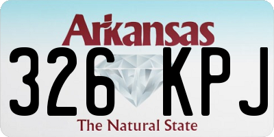 AR license plate 326KPJ