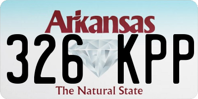AR license plate 326KPP