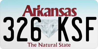 AR license plate 326KSF