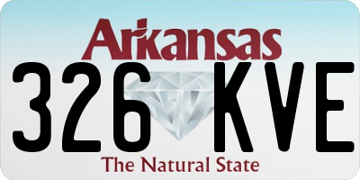 AR license plate 326KVE