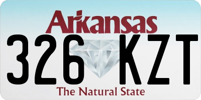 AR license plate 326KZT