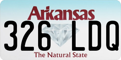 AR license plate 326LDQ
