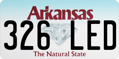 AR license plate 326LED