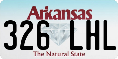 AR license plate 326LHL