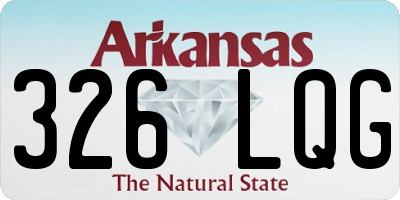 AR license plate 326LQG